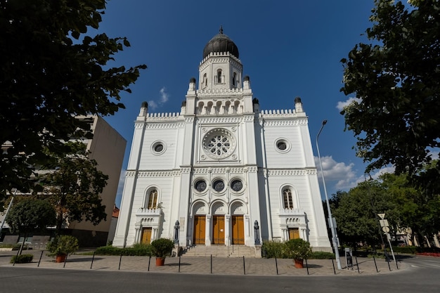 Kecskemet 헝가리의 Neologe Synagoge 및 과학 및 기술의 집