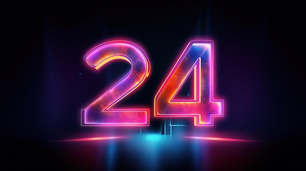 Neon background of 2024 uhd wallpaper