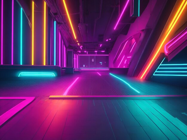 Neon background images collections cute wallpapers ai generated