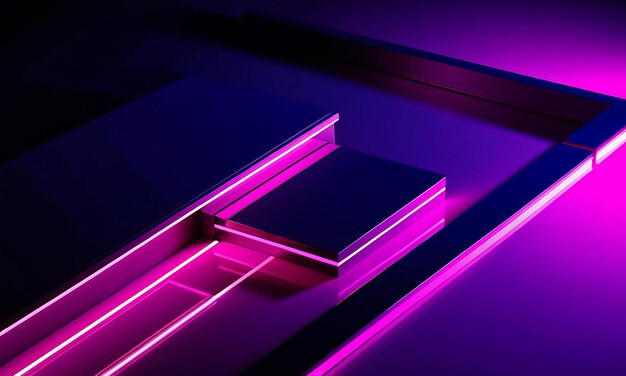 neon background synthwave retro cyber punk city room futuristic colors magenta purple