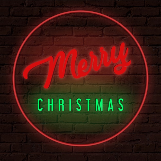 Neon Christmas Sign