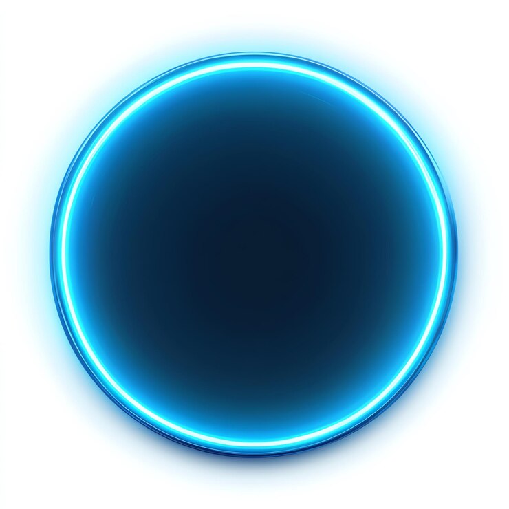 Photo neon circle