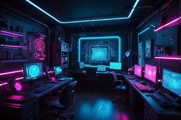 Neon Code Enigma