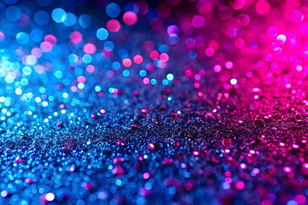 neon color background glitter texture pink blue