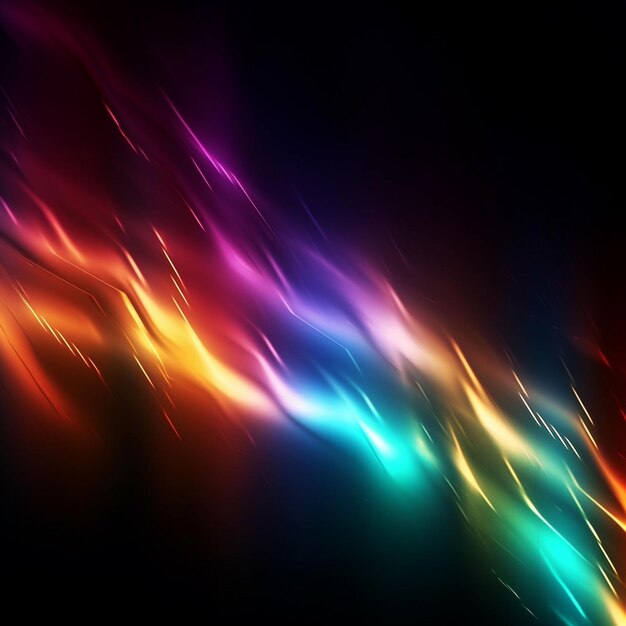 Photo neon and colorful abstract background