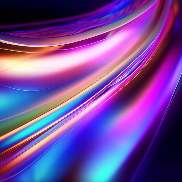 Photo neon and colorful abstract background