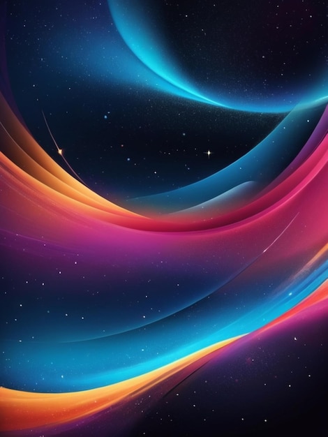 neon colorful night background