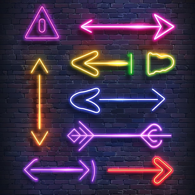 Photo neon directions