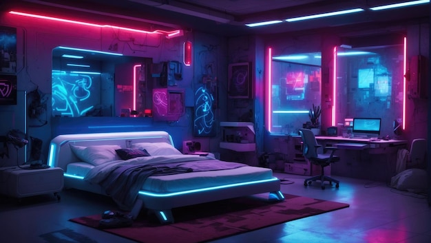 Neon Dreams The Cyberpunk Sanctum of the Edge Runner