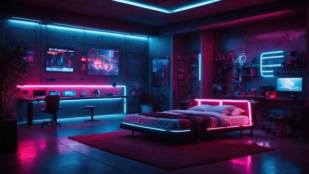 Neon Dreams Het cyberpunk-heiligdom van de Edge Runner