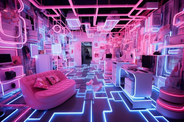 Neon dreamscape delight cool neon wallpapers