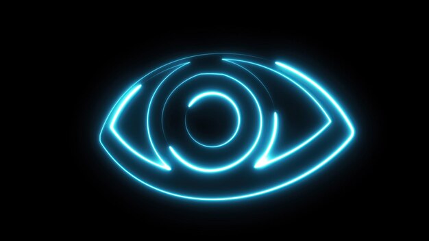 Neon eye