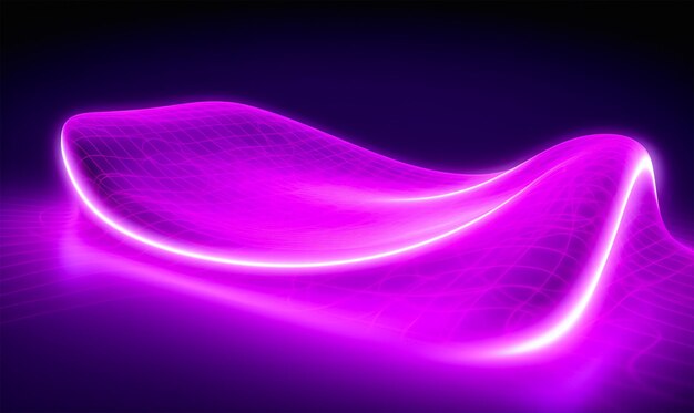 Neon fluid texture wave effect creative abstract background