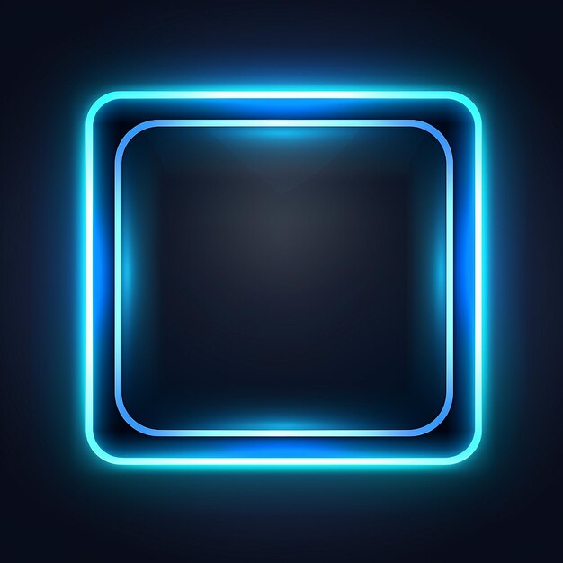 Photo neon frame background