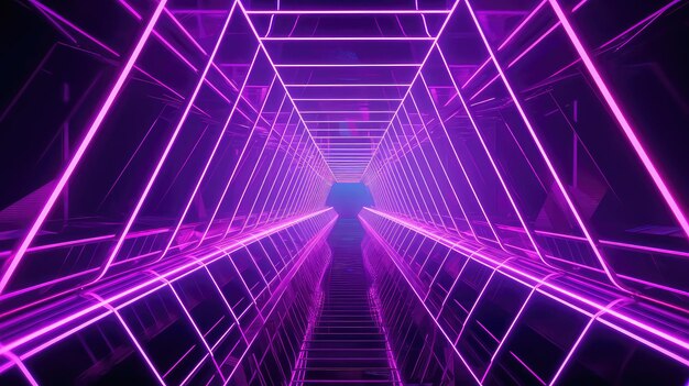 Neon Gate to The Future Gaming Gate Version Generative AI