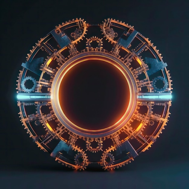 neon gears template