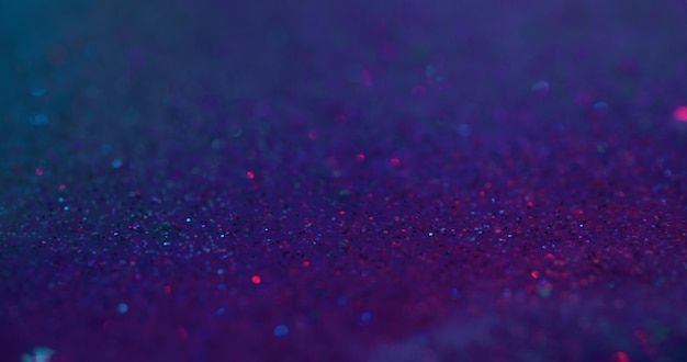 Neon glitter background bokeh light fluorescent