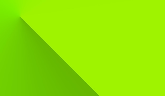 Neon green color paper abstract background