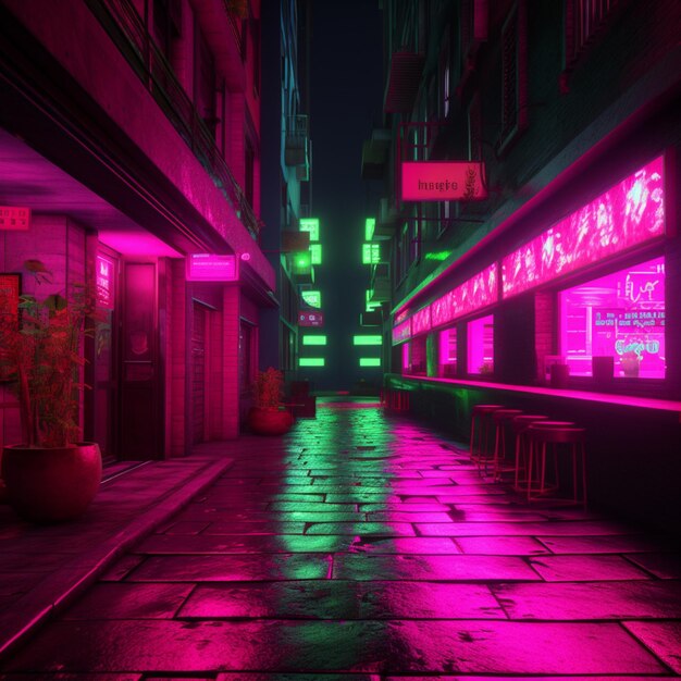 Neon green vs hot pink high quality ultra hd 8k hdr