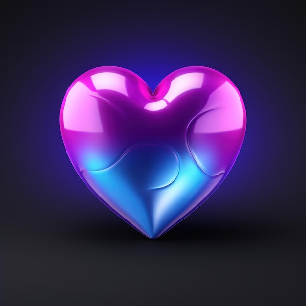 neon heart