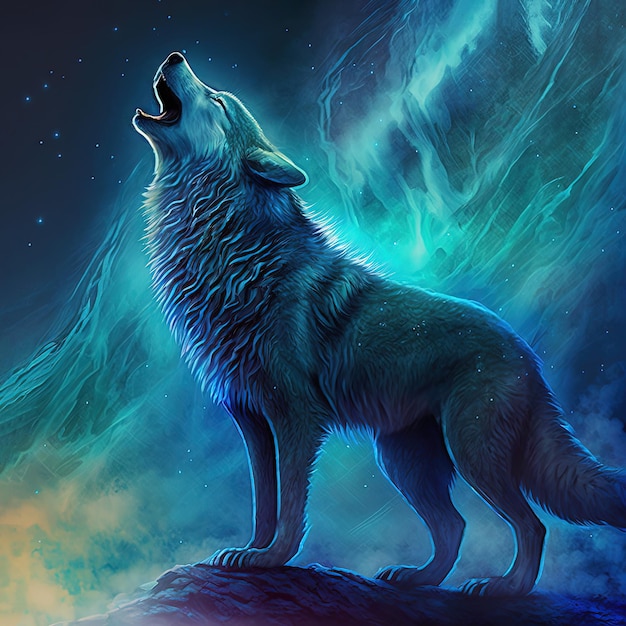 Share more than 53 neon wolf wallpaper super hot - in.cdgdbentre