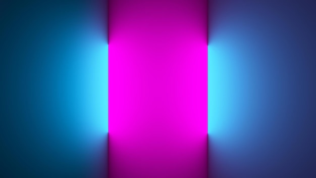 Neon lamp blue purple background Music party background