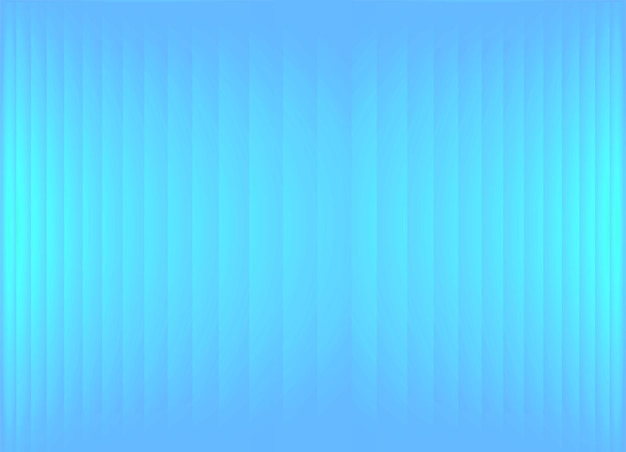 Neon lichtblauwe gradiënt gestreepte banner achtergrondbehang. verticale holografische lijnen textuur.