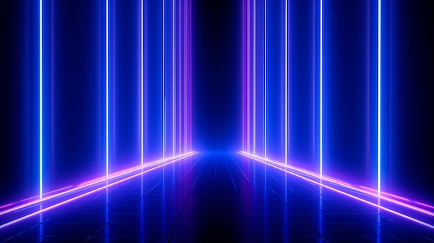 neon light effect background abstract futuristic design