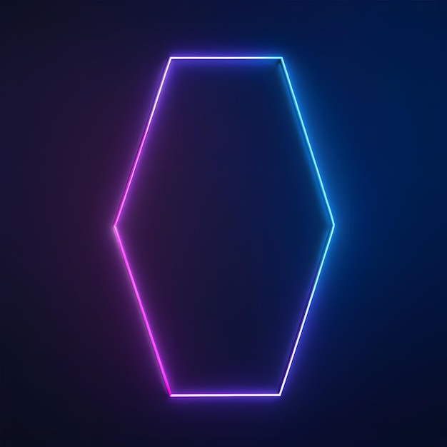 Neon light frame Background