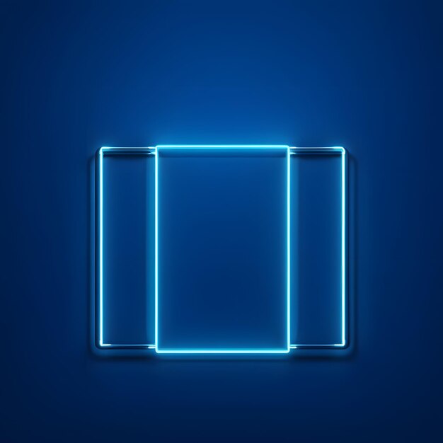 Neon light frame Background