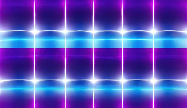 Neon light geometric pattern blur color glow flare