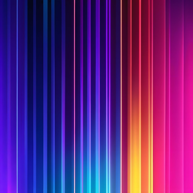 Neon light lines abstract background