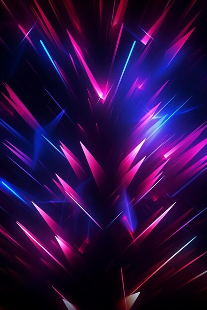 Photo neon light shapes phone background image mobile phone background modern wallpaper
