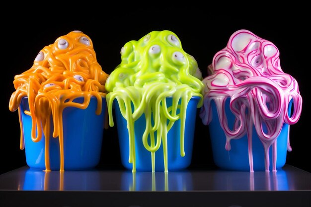 neon light slime