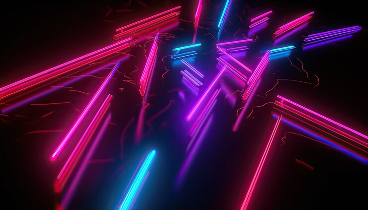 Premium AI Image A Neon Light Wallpaper With A Neon Light And The premium-ai-image-a-neon-light-wallpaper-with-a-neon-light-and-the
