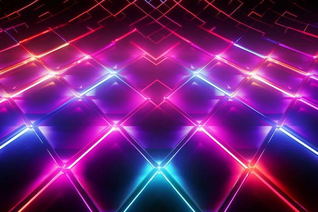 Neon lights background