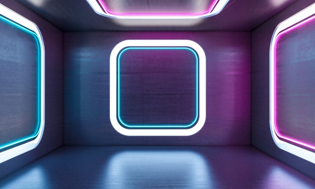 Neon lights indoor