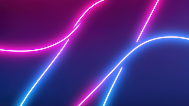 Neon lights streak colors background