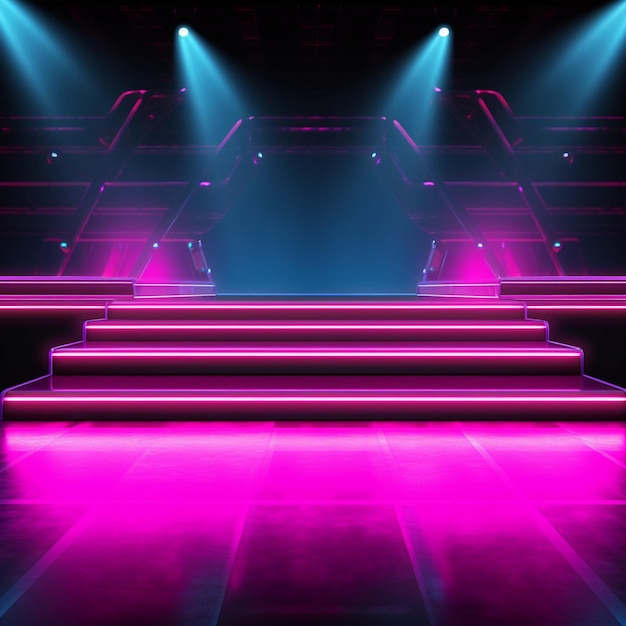 Neon lights style on transparant background