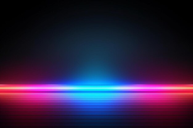 Photo neon line background and copy space
