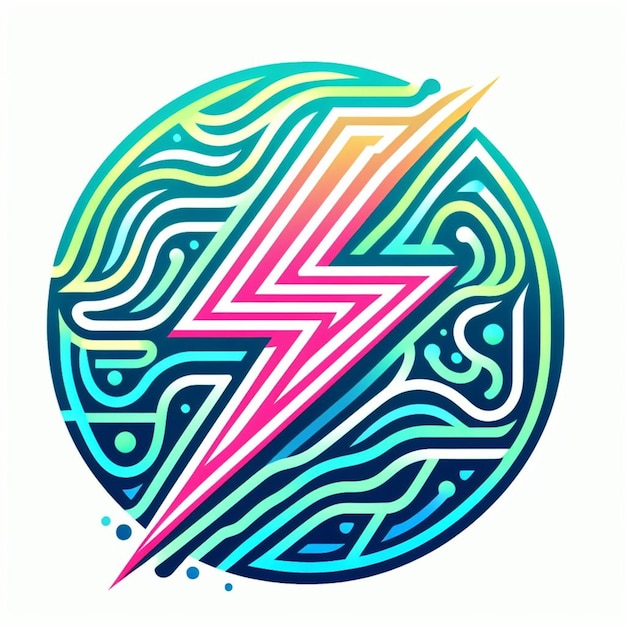 Photo neon logo