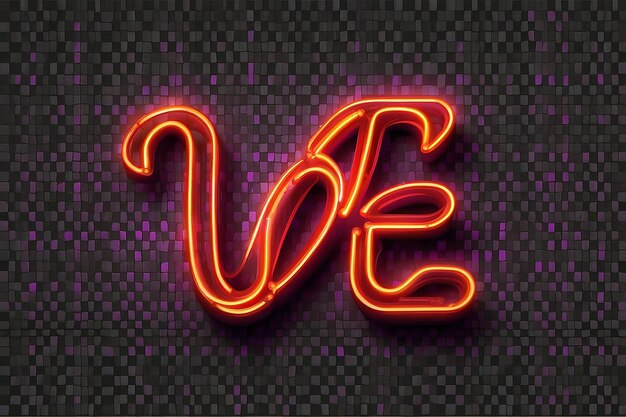 Photo neon love sign in bright red for valentines day