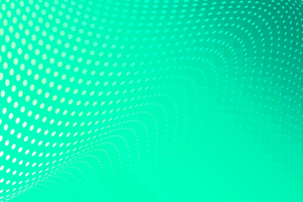 Neon mint groene halftone achtergrond