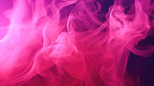 Neon Pink Smoke Background