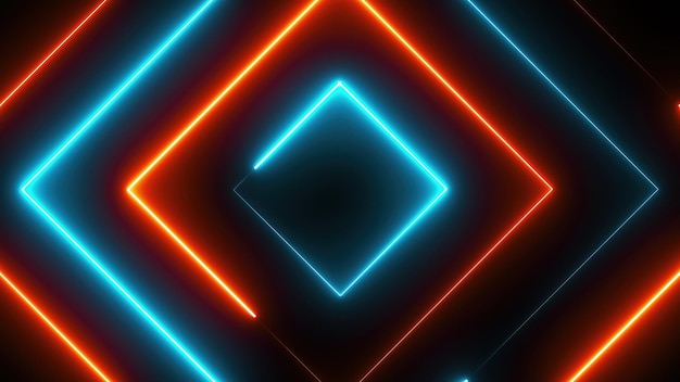 Neon polygons