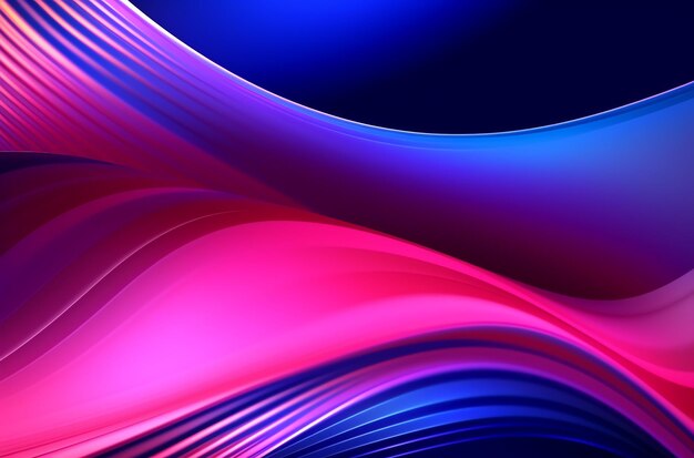 neon purple curve wavy template design Illustration