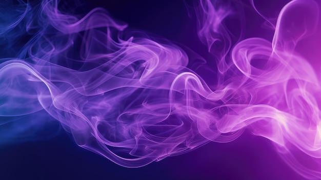 Neon Purple Smoke Background