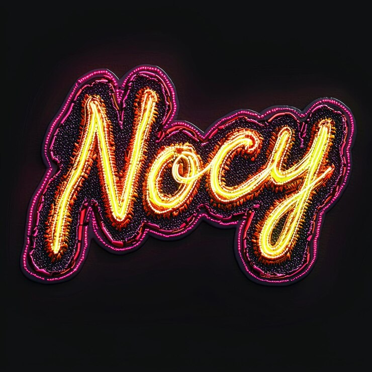 Photo a neon sign that says  owl  is lit up