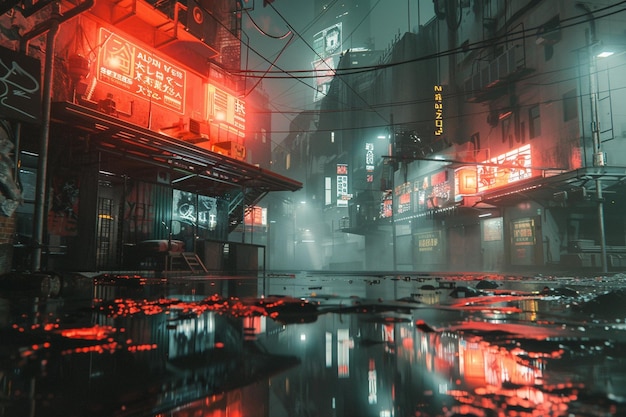 Photo a neon sign that says  the word  is lit up
