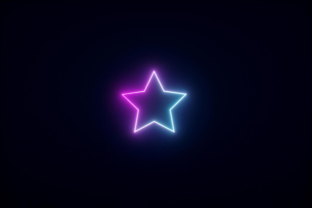 Neon star